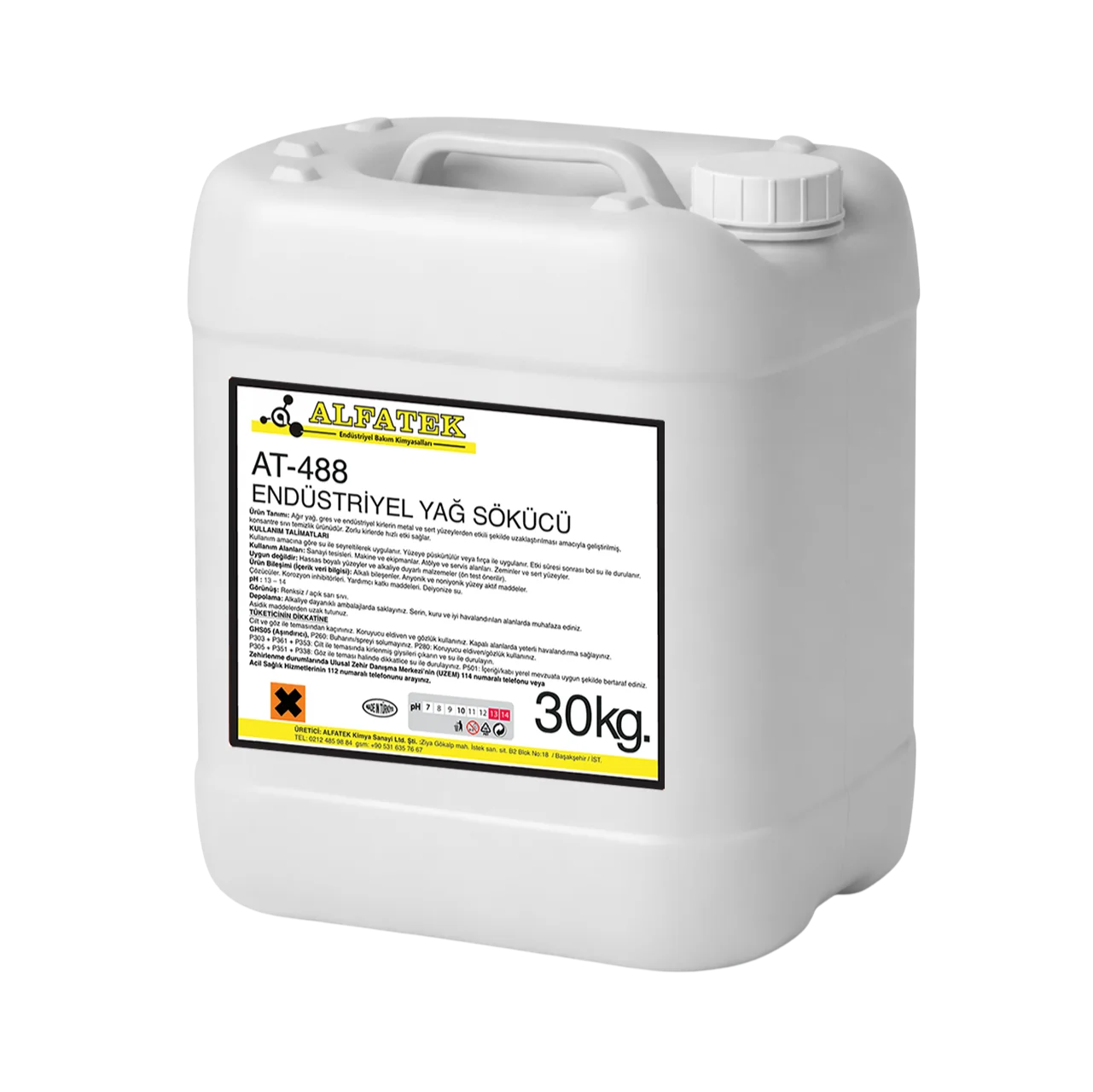 AT-488 Endüstriyel Yağ Sökücü