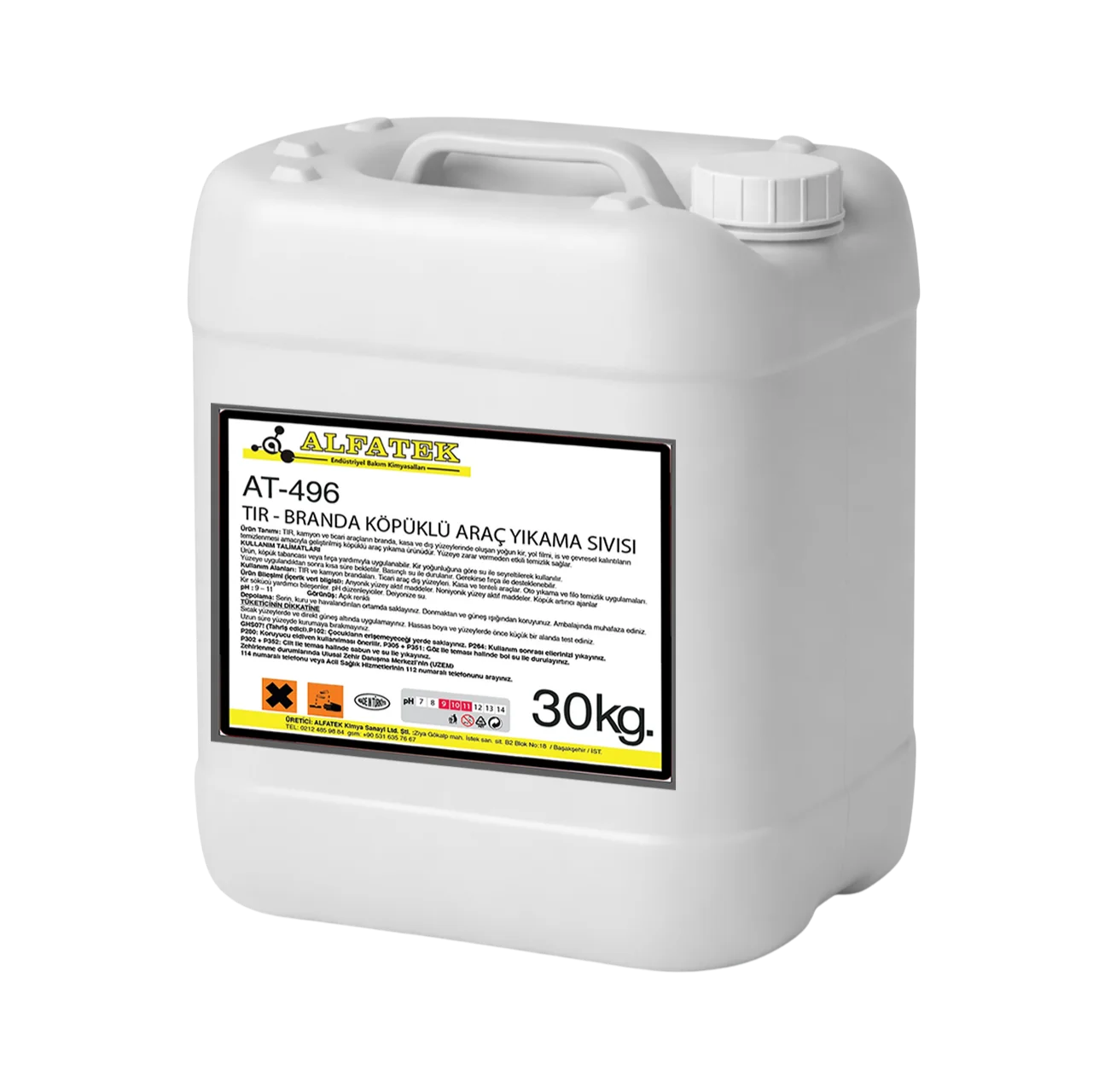 AT-496 Tır-Branda Köpüklü Araç Yıkama Sıvısı